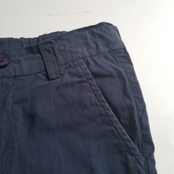 Dragon and Rabbit Shorts Boys 5 Navy Blue Cuffed Adjustable Waist Knee Length - Picture 5 of 8